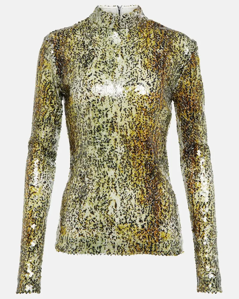 Stella McCartney Lupetto con paillettes Multicolore