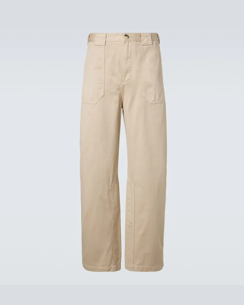 Loewe Paula's Ibiza â Pantaloni in tela di cotone Beige