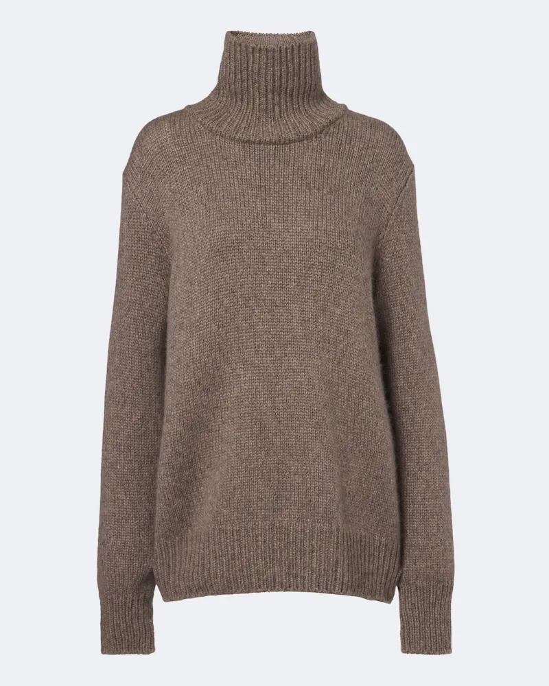 The Row Pullover Plira in cashmere a collo alto Grigio