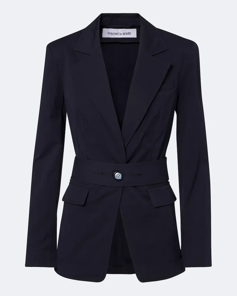 Veronica Beard Blazer Howard in misto cotone Blu