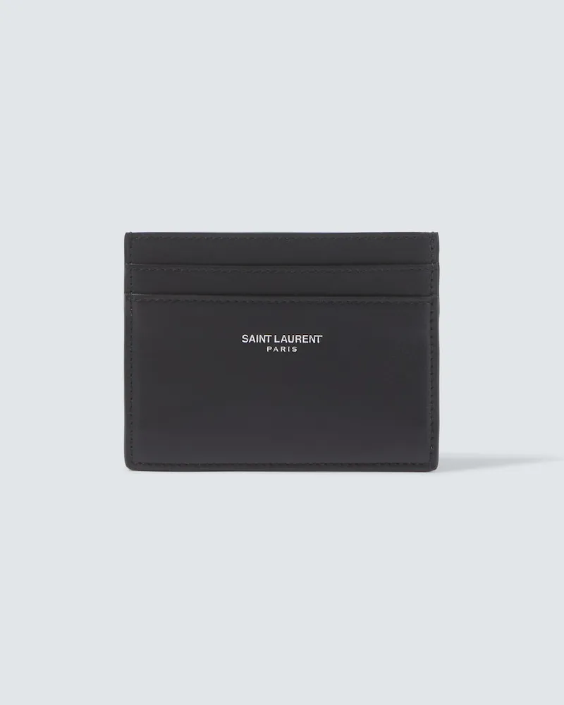 Saint Laurent Portacarte in pelle Nero