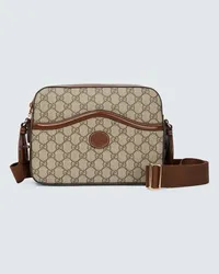 Gucci Borsa a tracolla in canvas GG Supreme Beige