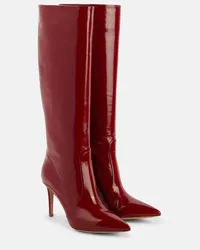 Gianvito Rossi Stivali Hansen 85 in vernice Rosso