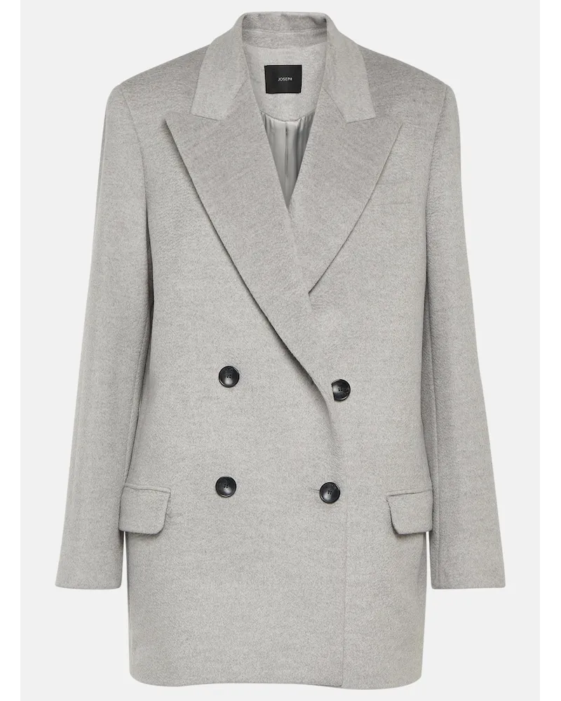 Joseph Cappotto Jonas in misto lana Grigio