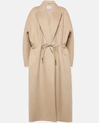 Max Mara Cappotto oversize Bertone in cashmere Neutro