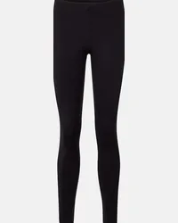 The Row Leggings Woolworth in scuba Nero