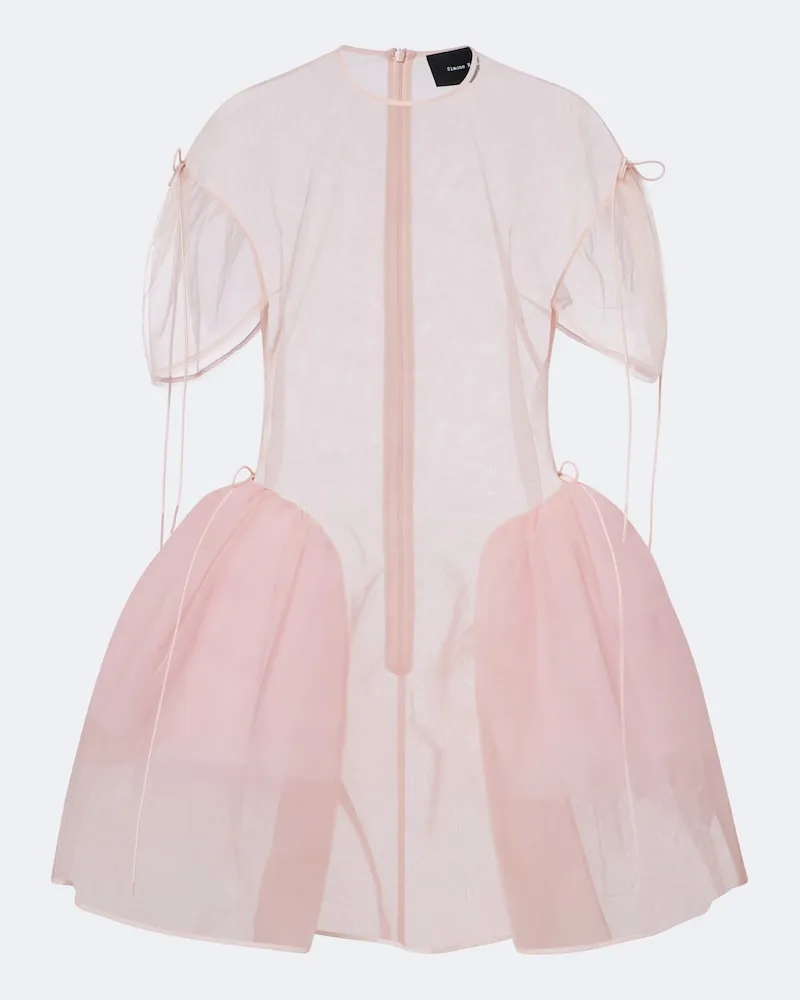 Simone Rocha Abito corto in tulle Rosa