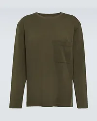 Christophe Lemaire Top in cotone Verde