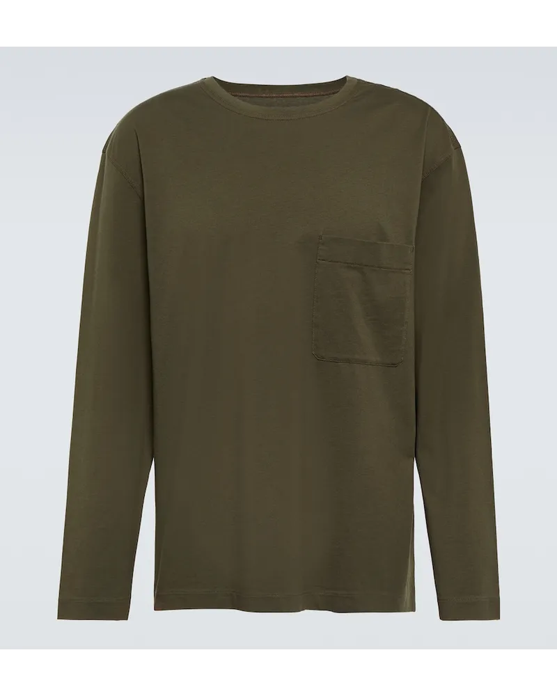 Christophe Lemaire Top in cotone Verde