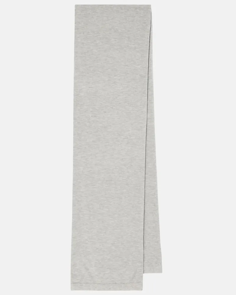 Totême Sciarpa in maglia Grigio