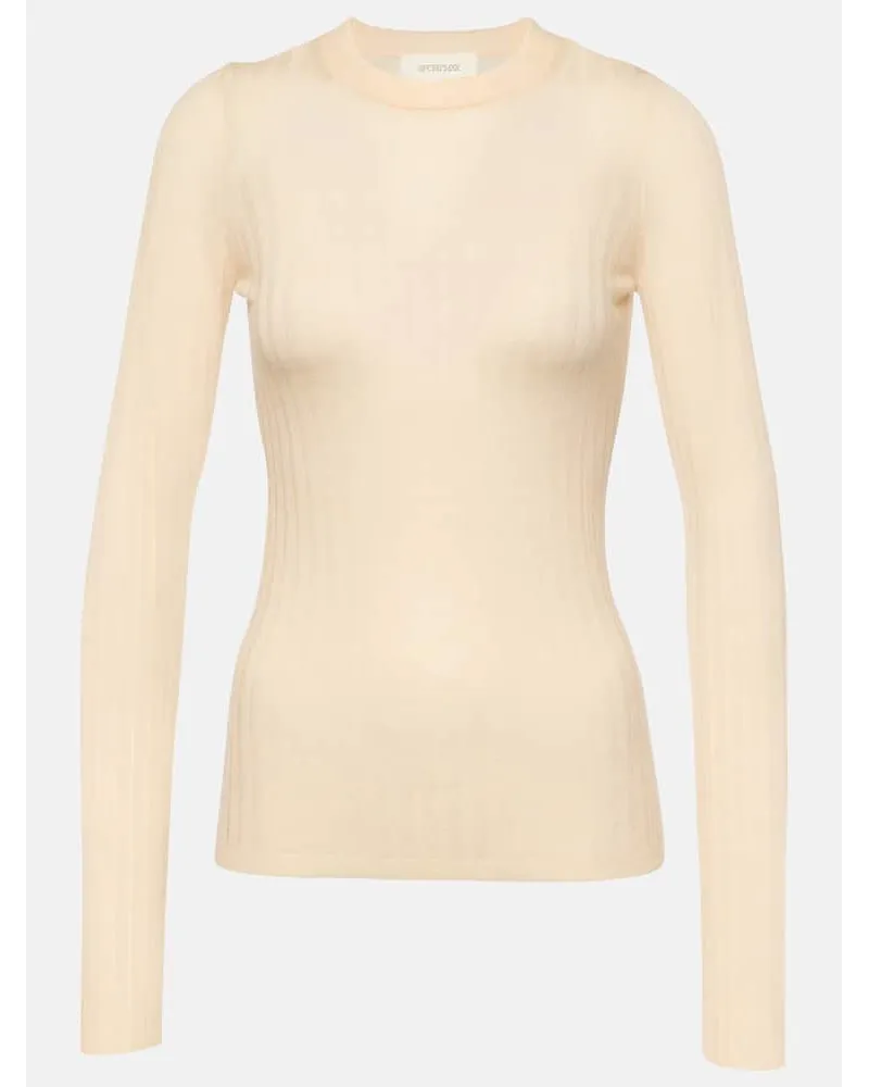 SPORTMAX Pullover Murena in lana trasparente Rosa