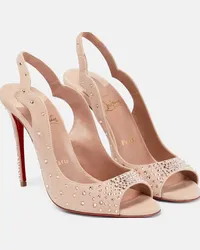 Christian Louboutin Sandali Nudes Degrachick in suede Beige