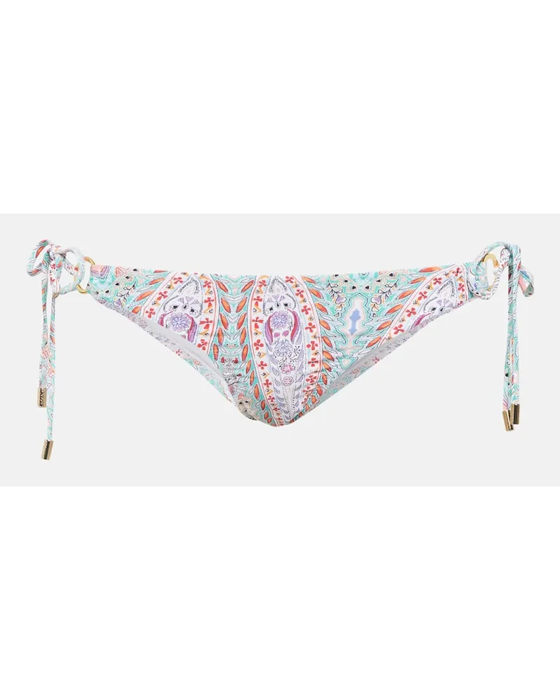 Melissa Odabash Slip bikini Tortola con stampa paisley Multicolore