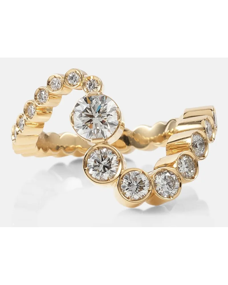 Sophie Bille Brahe Anello Grand Ensemble Ocean in oro 18kt con diamanti Oro
