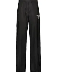 Prada Pantaloni sportivi in Re-nylon Nero