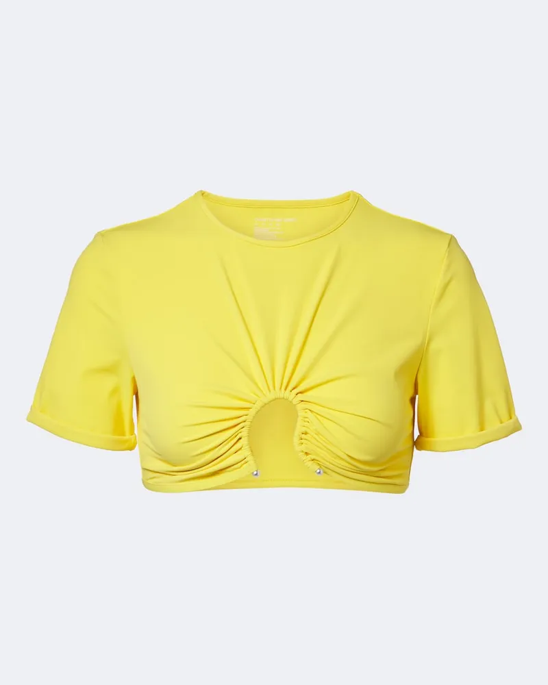 Christopher Esber Top bikini cut-out Giallo