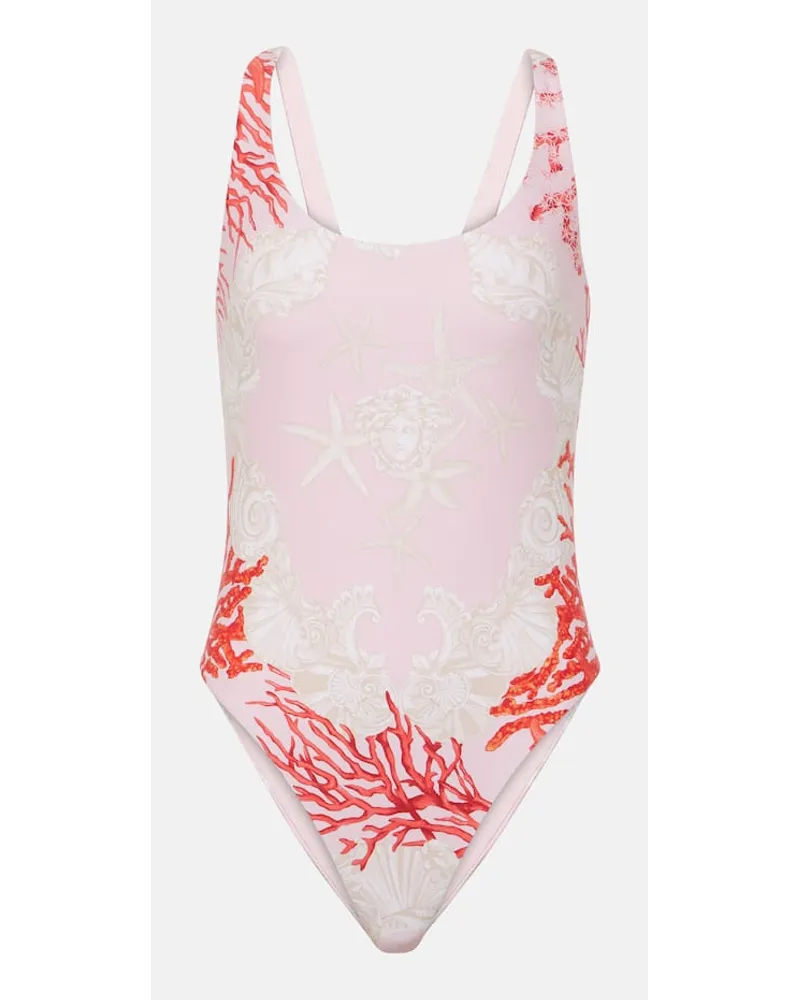 Versace Costume intero con stampa Rosa