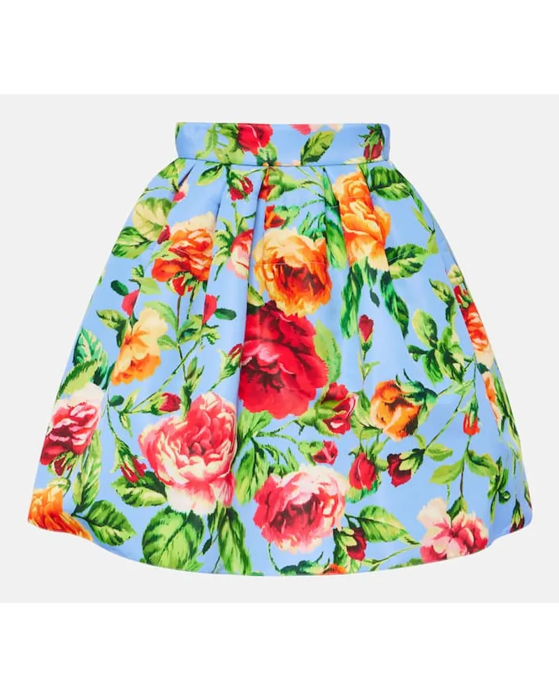 Carolina Herrera New York Gonna midi con stampa Multicolore