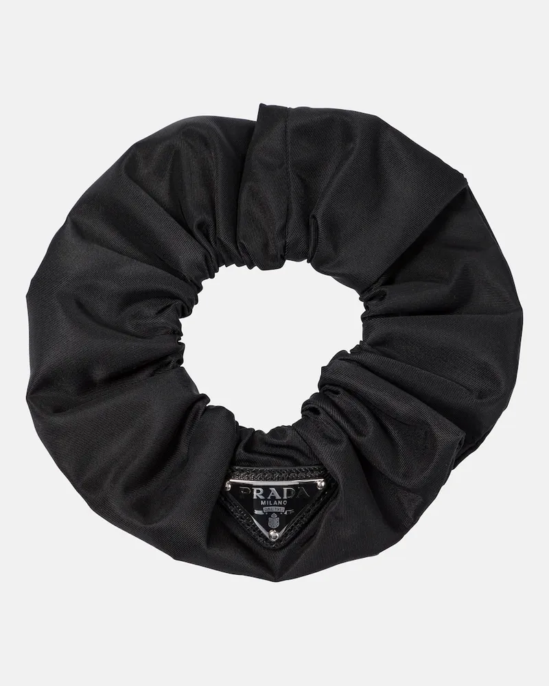 Prada Fermacapelli in Re-Nylon Nero