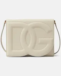 Dolce & Gabbana Borsa a tracolla DG Small in pelle Beige