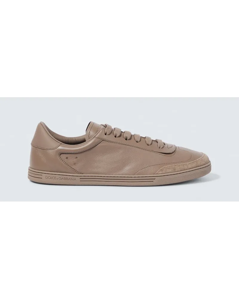 Dolce & Gabbana Sneakers Saint Tropez in pelle Neutro