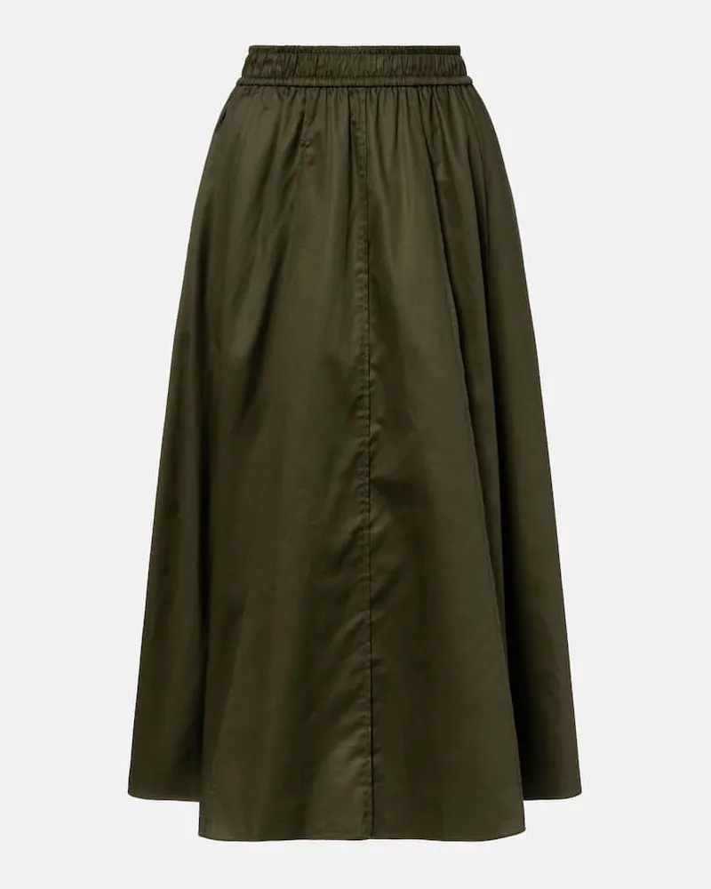 Joseph Gonna lunga Manar in popeline di cotone Verde