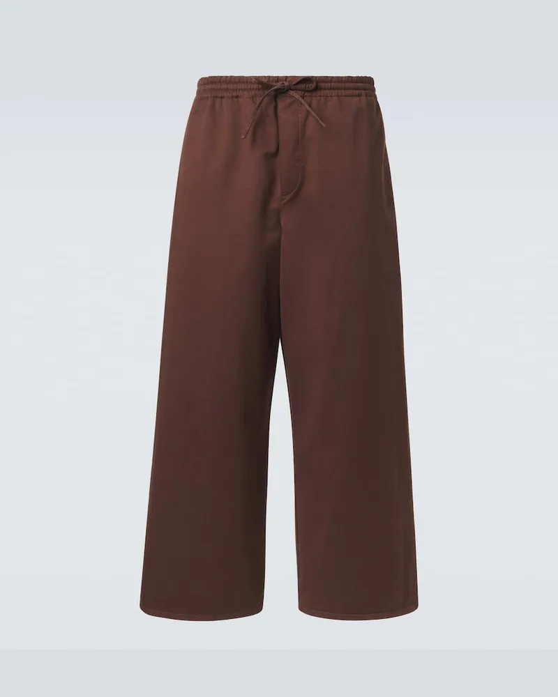 Loewe Paula's Ibiza â Pantaloni a gamba larga Marrone