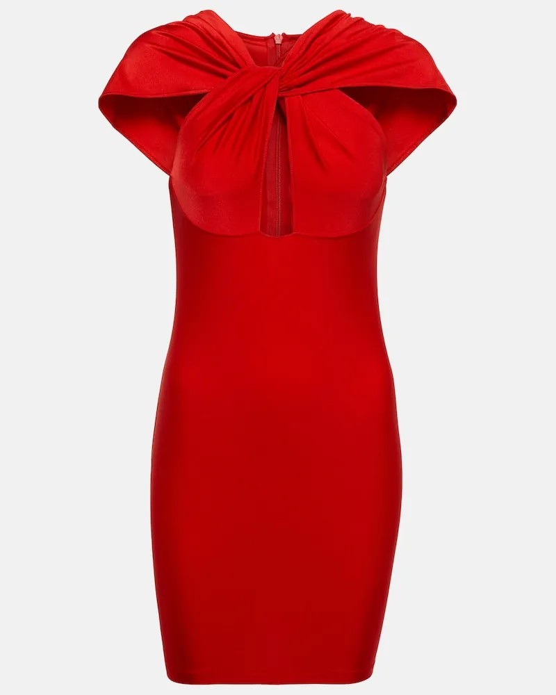 COPERNI Miniabito in jersey con cut-out Rosso