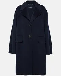 Max Mara Cappotto in lana vergine Blu