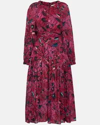 Ulla Johnson Abito midi Helia in misto cotone Multicolore