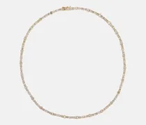 Collana Rivulet in oro bianco 18kt con diamanti