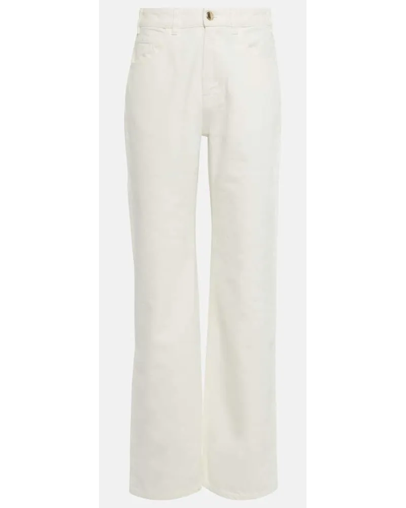 Chloé Chloé Jeans regular a vita alta Bianco