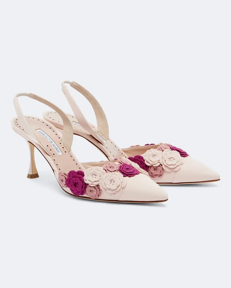 Manolo Blahnik Pumps slingback Svemutlasi Rosa