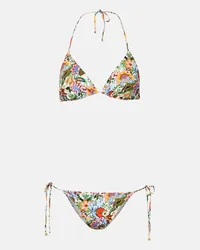 Etro Bikini a triangolo con stampa Multicolore