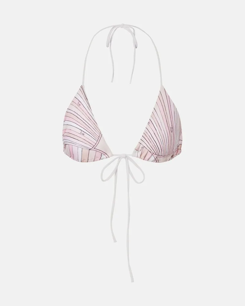 Emilio Pucci Top bikini Iride Rosa