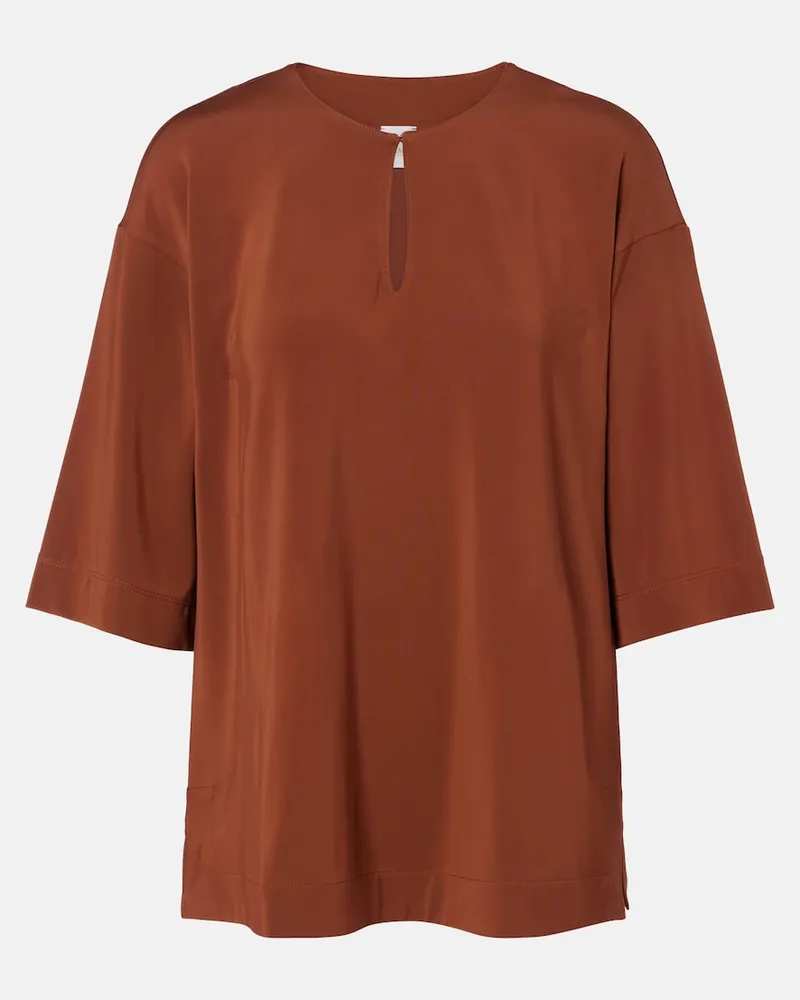 Max Mara Top oversize Giglio Marrone
