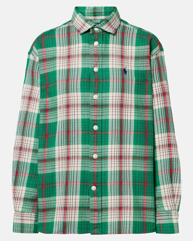 Ralph Lauren Camicia in twill di cotone a quadri Multicolore