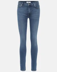 7 for all mankind Jeans skinny Lovestory a vita alta Blu