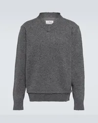 Maison Margiela Pullover in misto lana Grigio