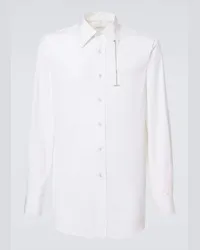 Alexander McQueen Camicia oversize in cotone Bianco