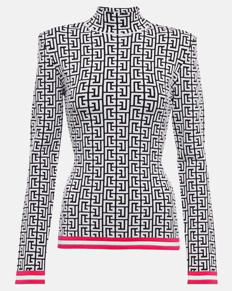 Balmain Pullover in misto lana Multicolore