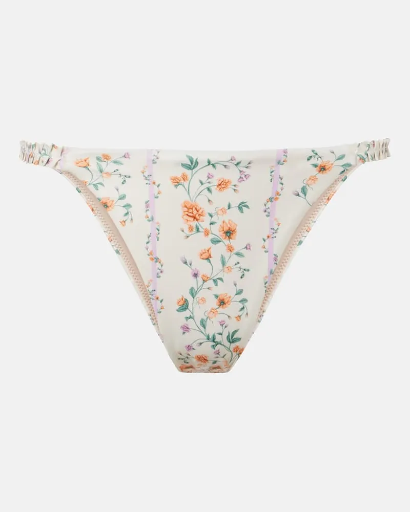 AGUA BENDITA Slip bikini Vera con stampa floreale Multicolore