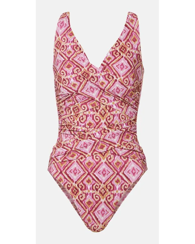Karla Colletto Costume intero Basics con stampa Rosa
