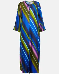 Dorothee Schumacher Abito midi Citylight Stripes in twill Multicolore