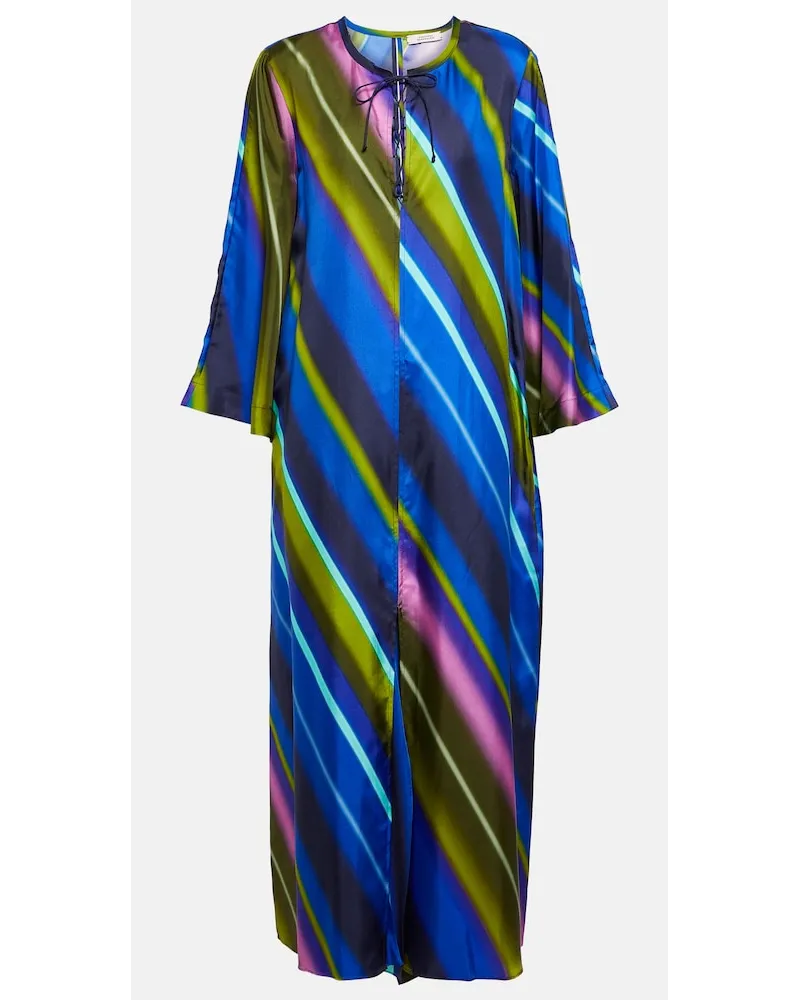 Dorothee Schumacher Abito midi Citylight Stripes in twill Multicolore