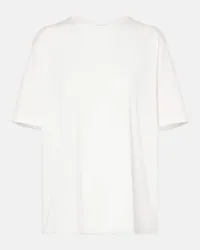 FRANKIE Shop T-shirt Harper in jersey di cotone Bianco