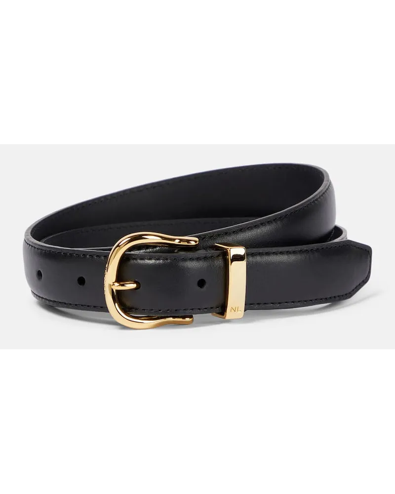 Nili Lotan Cintura in pelle Nero