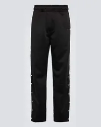 Lanvin Pantaloni sportivi in tessuto tecnico Nero