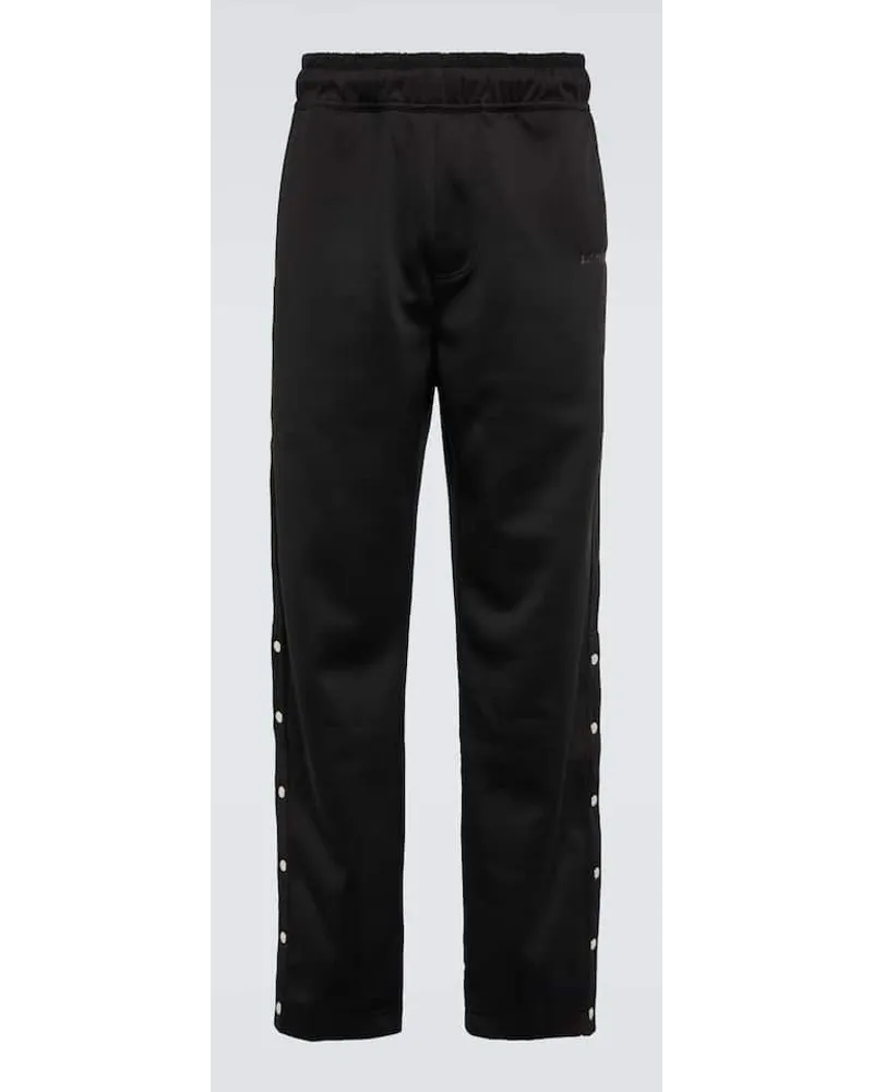 Lanvin Pantaloni sportivi in tessuto tecnico Nero