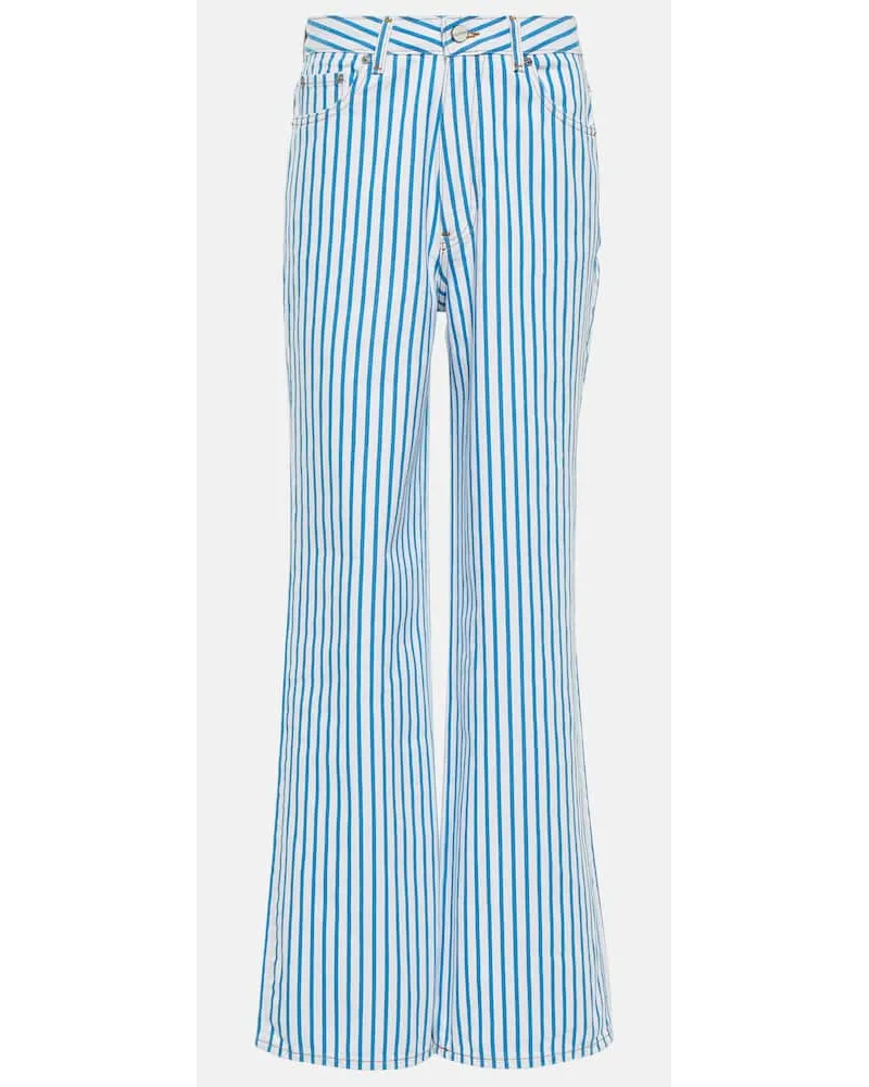 Ganni Jeans regular Magny a vita alta Multicolore